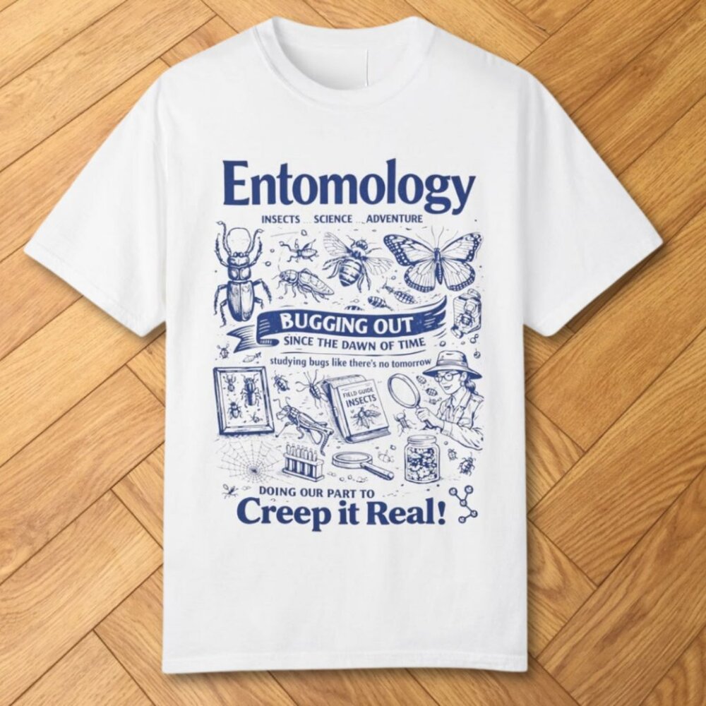 Entomology Science Graphic Tee Bugging Out Aesthetic